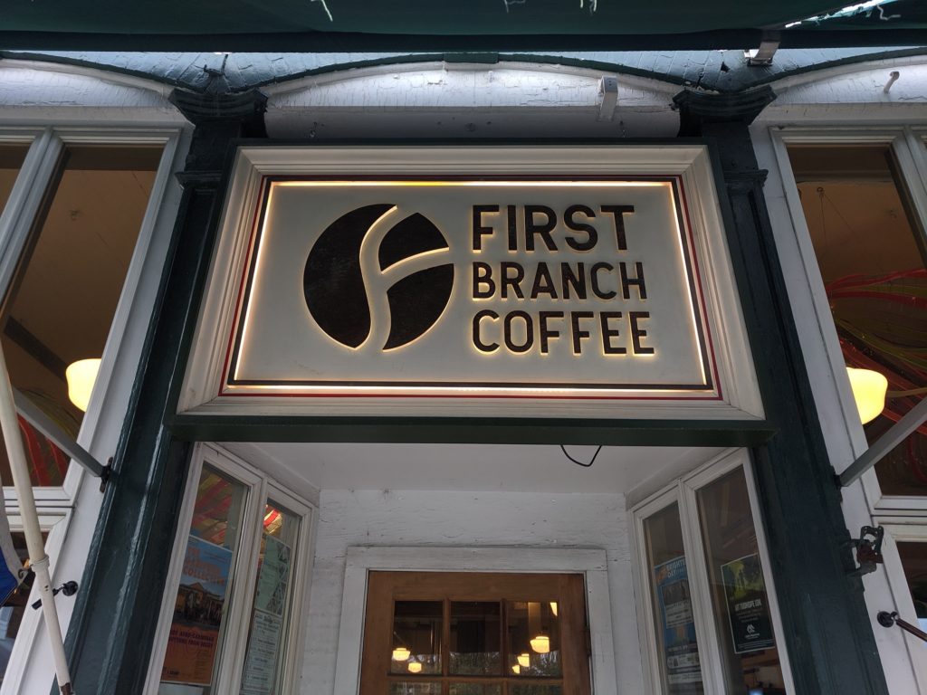 First Branch Coffee in downtown South Royalton 