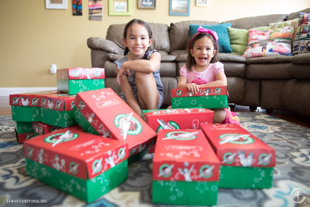 Operation Christmas Child shoeboxes