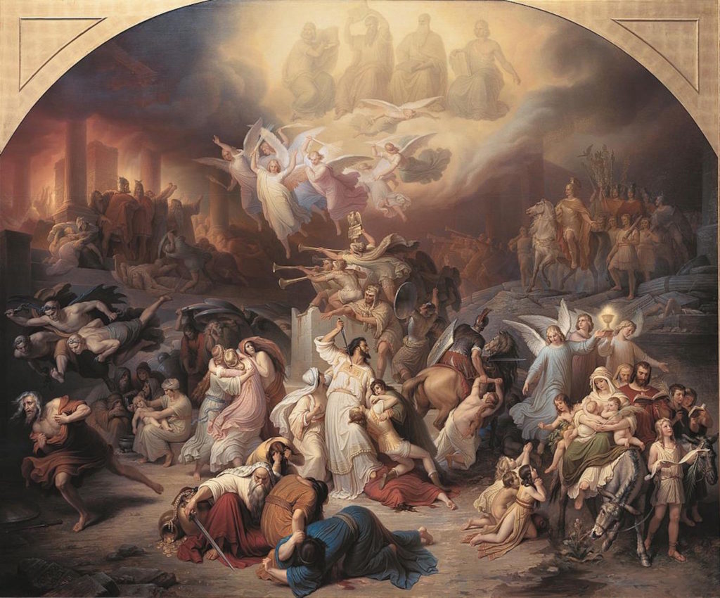 Titus destroys temple